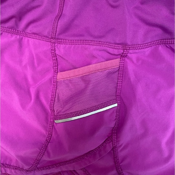 Athleta womens athletic running shorts size S Fuschia ready set go summer - Picture 15 of 16